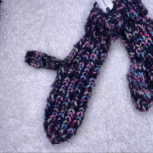 Melrose and Market Black Multicolor Knit Gloves - Picture 2 of 6